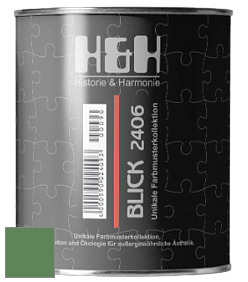 Глубокоматовая краска H&H Blick цвет NCS S 4040-G20Y 