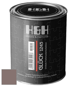 Матовая краска H&H Gluck цвет DRF 3040 