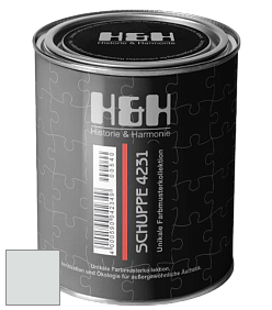 Глубокоматовая краска H&H SCHUPPE цвет NCS S 1002-B50G 