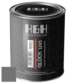 Матовая краска H&H Gluck цвет DRF 9014 