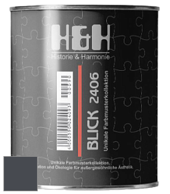 Глубокоматовая краска H&H Blick цвет RAL 7024 