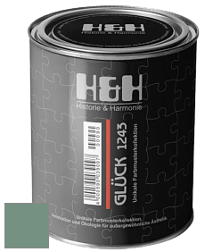 Матовая краска H&H Gluck цвет NCS S 4020-G 