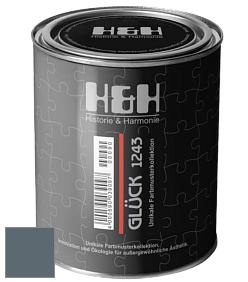 Матовая краска H&H Gluck цвет RAL 7031 