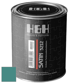 Шелковисто-глянцевая H&H Satin SG цвет RAL 6033 