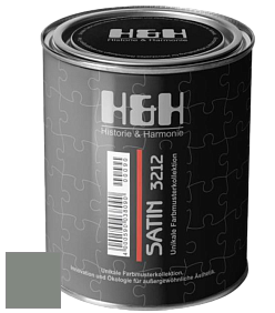 Шелковисто-глянцевая H&H Satin SG цвет NCS S 5005-G20Y 