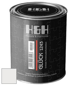 Матовая краска H&H Gluck цвет NCS S 0601-R 