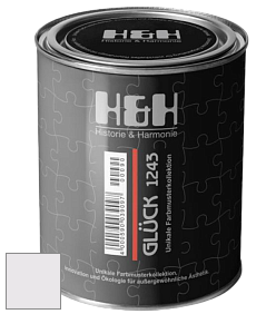 Матовая краска H&H Gluck цвет NCS S 0603-R40B 