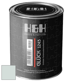 Матовая краска H&H Gluck цвет NCS S 1005-B80G 