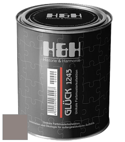 Матовая краска H&H Gluck цвет NCS S 5005-Y80R 