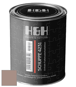 Глубокоматовая краска H&H SCHUPPE цвет NCS S 4010-Y70R 
