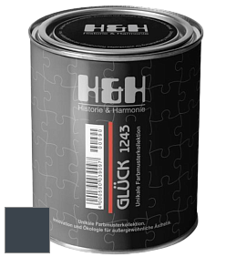 Матовая краска H&H Gluck цвет DRF 8006 