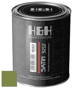 Шелковисто-глянцевая H&H Satin SG цвет DRF 1386 