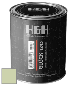 Матовая краска H&H Gluck цвет NCS S 1020-G40Y 