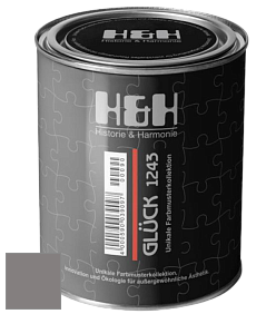 Матовая краска H&H Gluck цвет NCS S 5502-R 