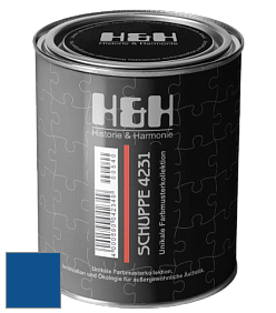 Глубокоматовая краска H&H SCHUPPE цвет RAL 5017 