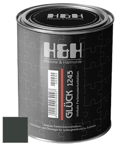 Матовая краска H&H Gluck цвет NCS S 8505-G 