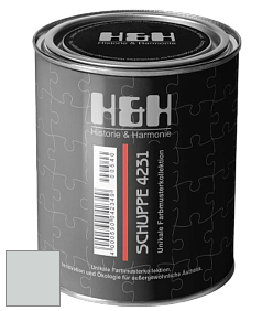 Глубокоматовая краска H&H SCHUPPE цвет NCS S 1502-B50G 