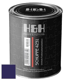 Глубокоматовая краска H&H SCHUPPE цвет RAL 5022 