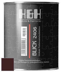 Глубокоматовая краска H&H Blick цвет RAL 3007 