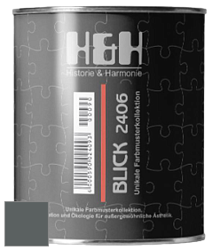 Глубокоматовая краска H&H Blick цвет NCS S 7005-B50G 