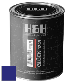 Матовая краска H&H Gluck цвет RAL 5002 