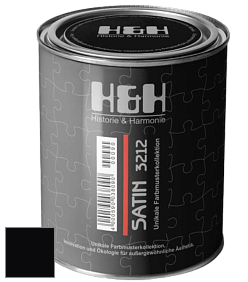 Шелковисто-глянцевая H&H Satin SG цвет RAL 9005 