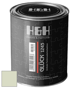 Матовая краска H&H Gluck цвет NCS S 1010-G40Y 