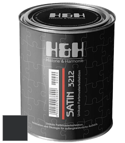 Шелковисто-матовая H&H Satin SM цвет RAL 9004 