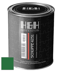 Глубокоматовая краска H&H SCHUPPE цвет RAL 6001 