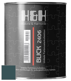 Глубокоматовая краска H&H Blick цвет NCS S 7020-B30G 