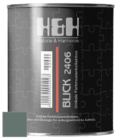 Глубокоматовая краска H&H Blick цвет NCS S 6010-B90G 
