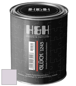 Матовая краска H&H Gluck цвет NCS S 1010-R40B 