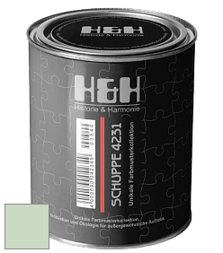 Глубокоматовая краска H&H SCHUPPE цвет NCS S 1015-G20Y 