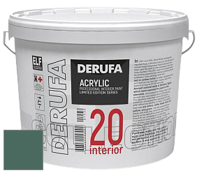 Шелковисто-глянцевая краска Derufa Интерьер-20 (SG) цвет NCS S 6020-B90G 