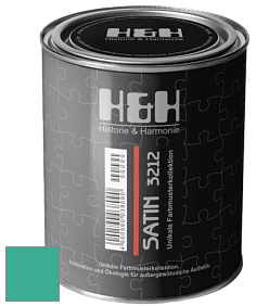 Шелковисто-матовая H&H Satin SM цвет NCS S 2050-B80G 