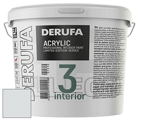 Матовая краска Derufa Интерьер-3 (ТМ) цвет NCS S 1001-B 