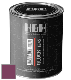 Матовая краска H&H Gluck цвет NCS S 4050-R30B 