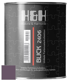 Глубокоматовая краска H&H Blick цвет NCS S 6020-R40B 
