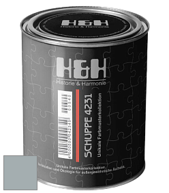 Глубокоматовая краска H&H SCHUPPE цвет NCS S 3005-B20G 