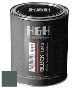 Матовая краска H&H Gluck цвет NCS S 7010-B70G 
