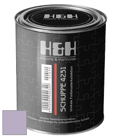 Глубокоматовая краска H&H SCHUPPE цвет NCS S 2020-R50B 