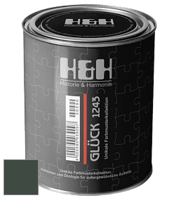 Матовая краска H&H Gluck цвет NCS S 8010-G10Y 