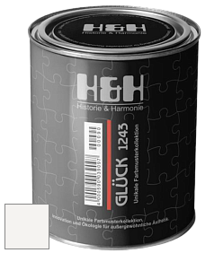 Матовая краска H&H Gluck цвет NCS S 0300-N 