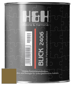 Глубокоматовая краска H&H Blick цвет NCS S 5040-G90Y 