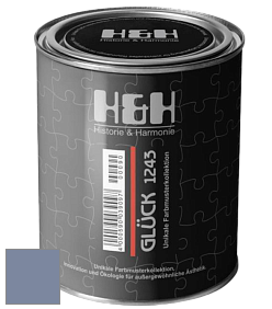 Матовая краска H&H Gluck цвет NCS S 4020-R70B 