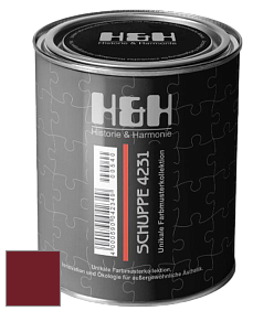 Глубокоматовая краска H&H SCHUPPE цвет RAL 3004 