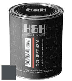 Глубокоматовая краска H&H SCHUPPE цвет DRF 9007 