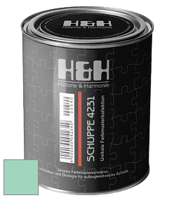 Глубокоматовая краска H&H SCHUPPE цвет NCS S 1030-B90G 