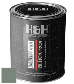 Матовая краска H&H Gluck цвет NCS S 5010-G10Y 