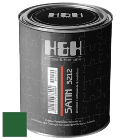 Шелковисто-матовая H&H Satin SM цвет RAL 6002 